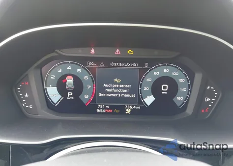 2025 Audi Q3 Premium 45 Tfsi S Line Quattro Tiptronic z USA, uszkodzony, nr VIN WA1DECF34S1093294